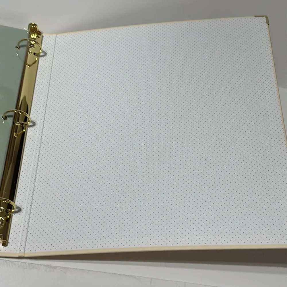 Sugar Paper Cream 3 Ring Binder with Divider Tabs